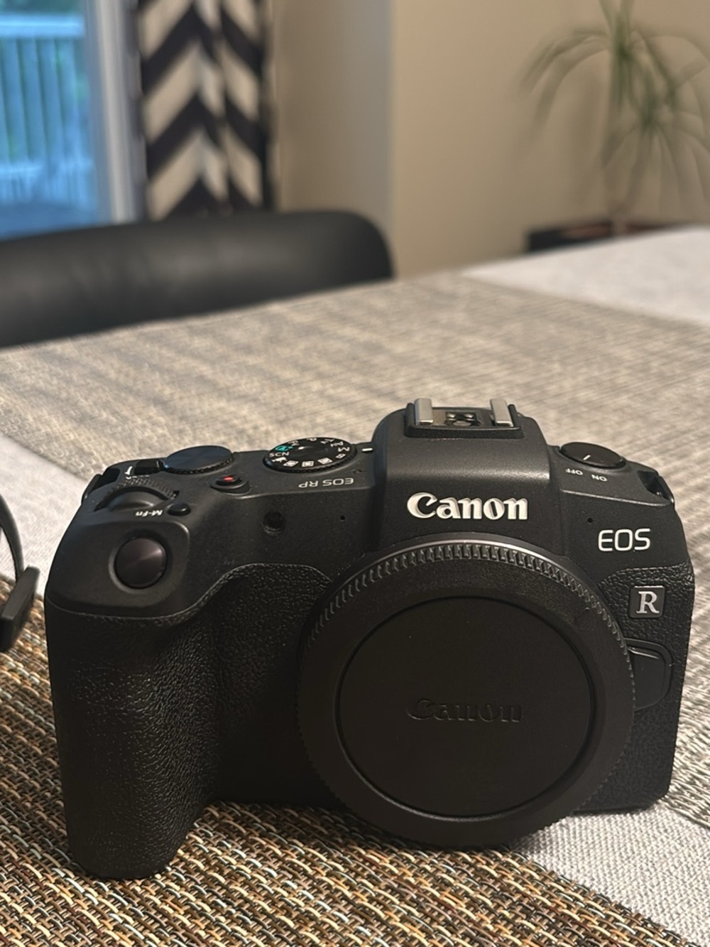 Canon EOS RP Mirrorless Camera Body with Black & Red Strap - Picture 2 of 9